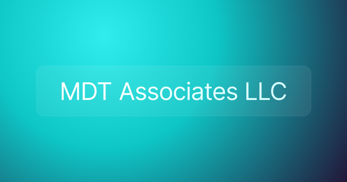 MDT Associates LLC