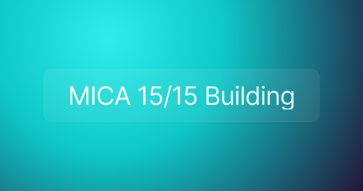 MICA 15/15 Building