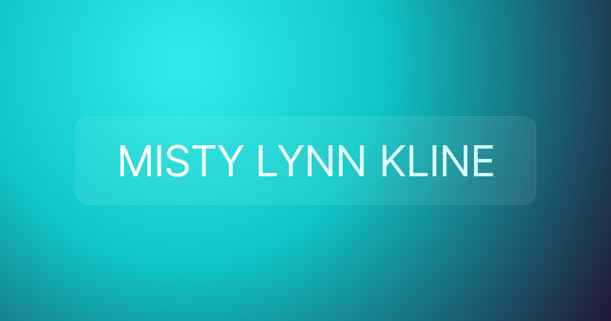 MISTY LYNN KLINE