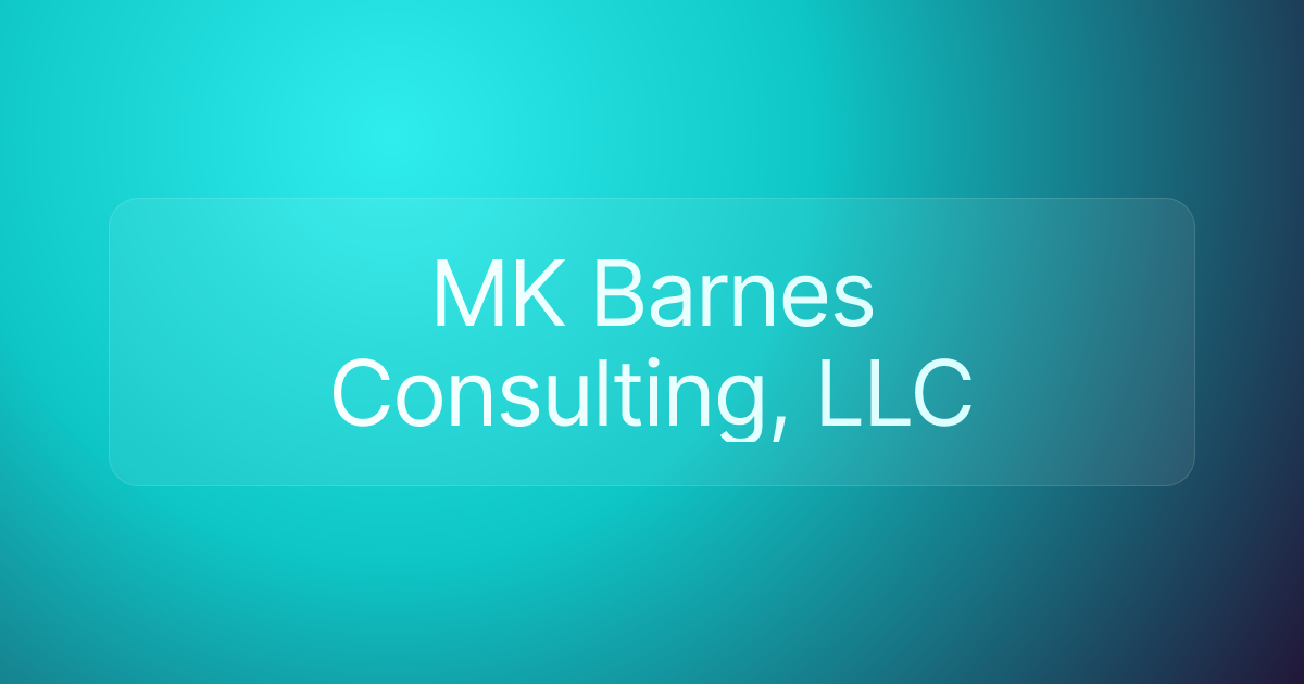 MK Barnes Consulting, LLC