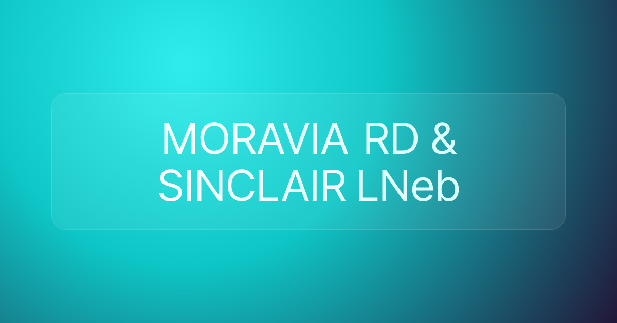 MORAVIA RD & SINCLAIR LNeb
