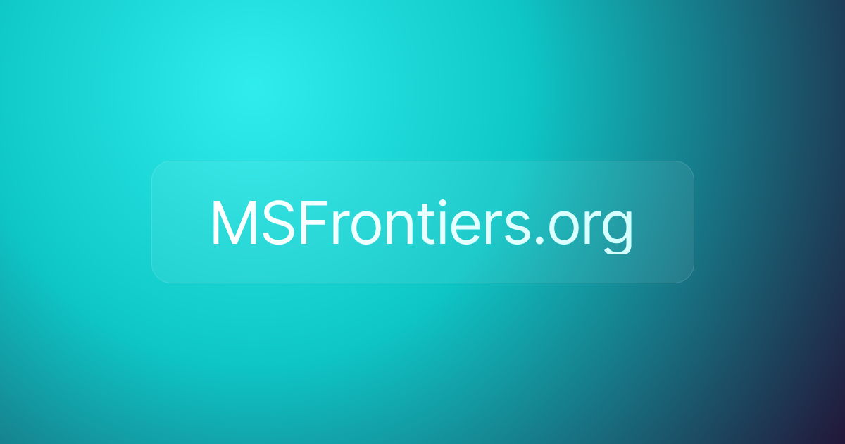 MSFrontiers.org