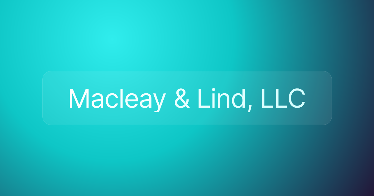 Macleay & Lind, LLC