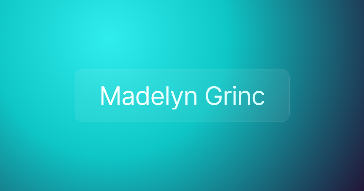 Madelyn Grinc