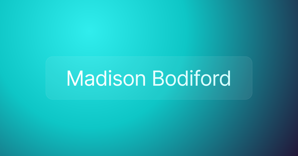 Madison Bodiford