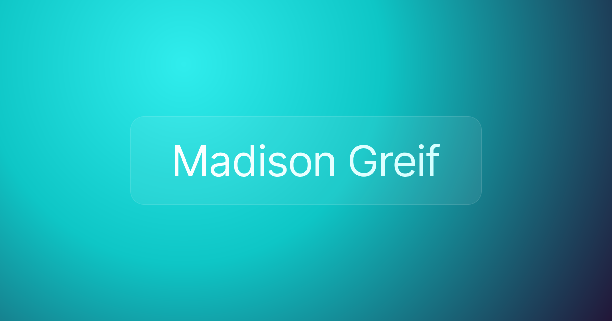 Madison Greif