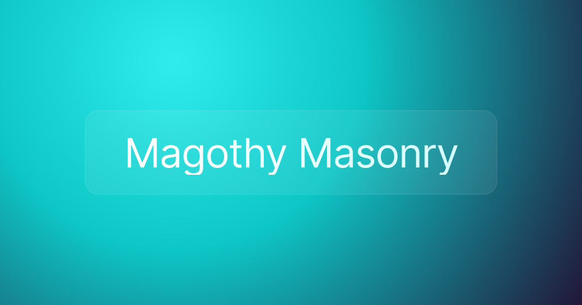 Magothy Masonry