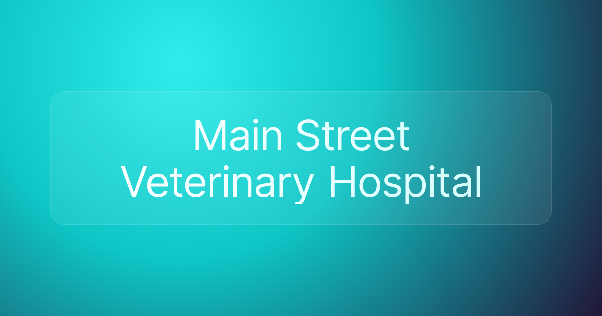 Main Street Veterinary Hospital