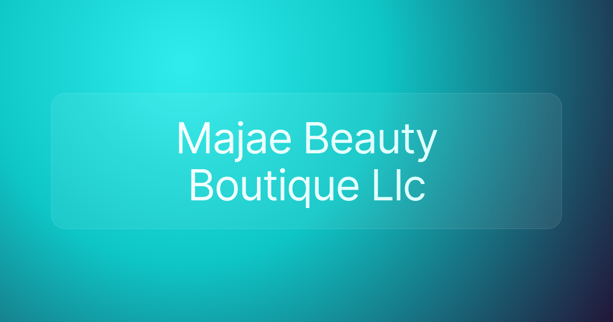 Majae Beauty Boutique Llc