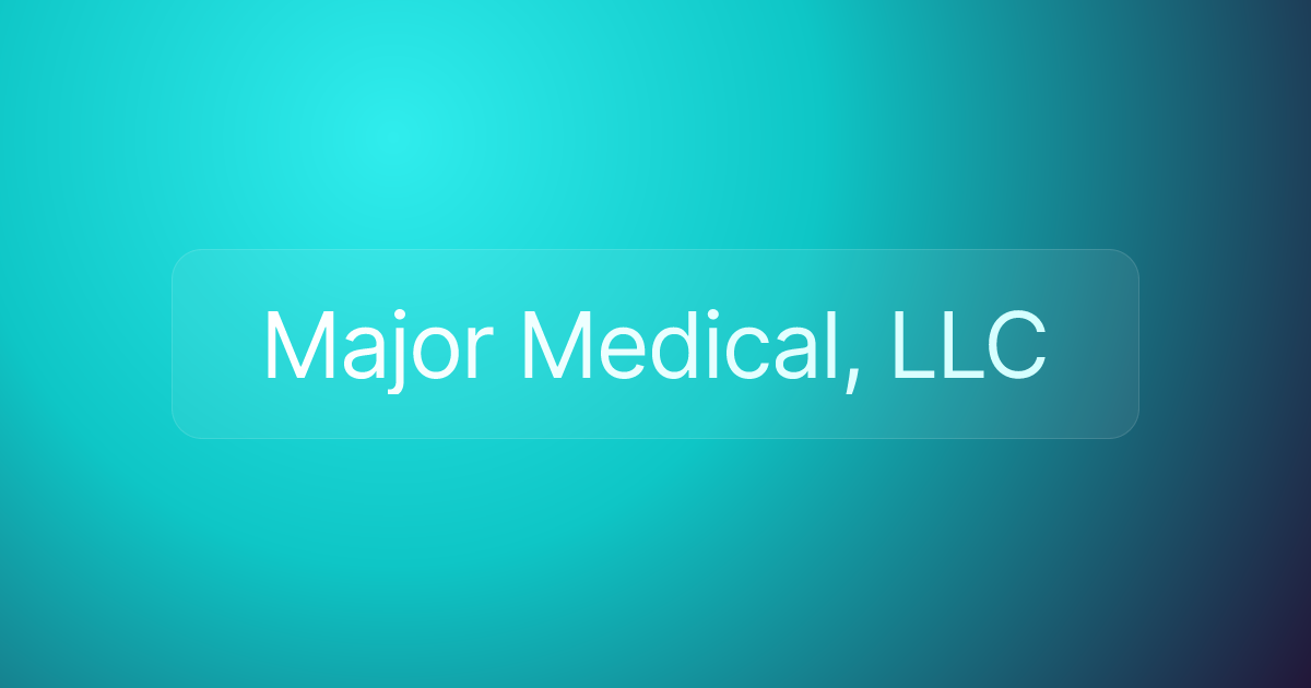 Major Medical, LLC