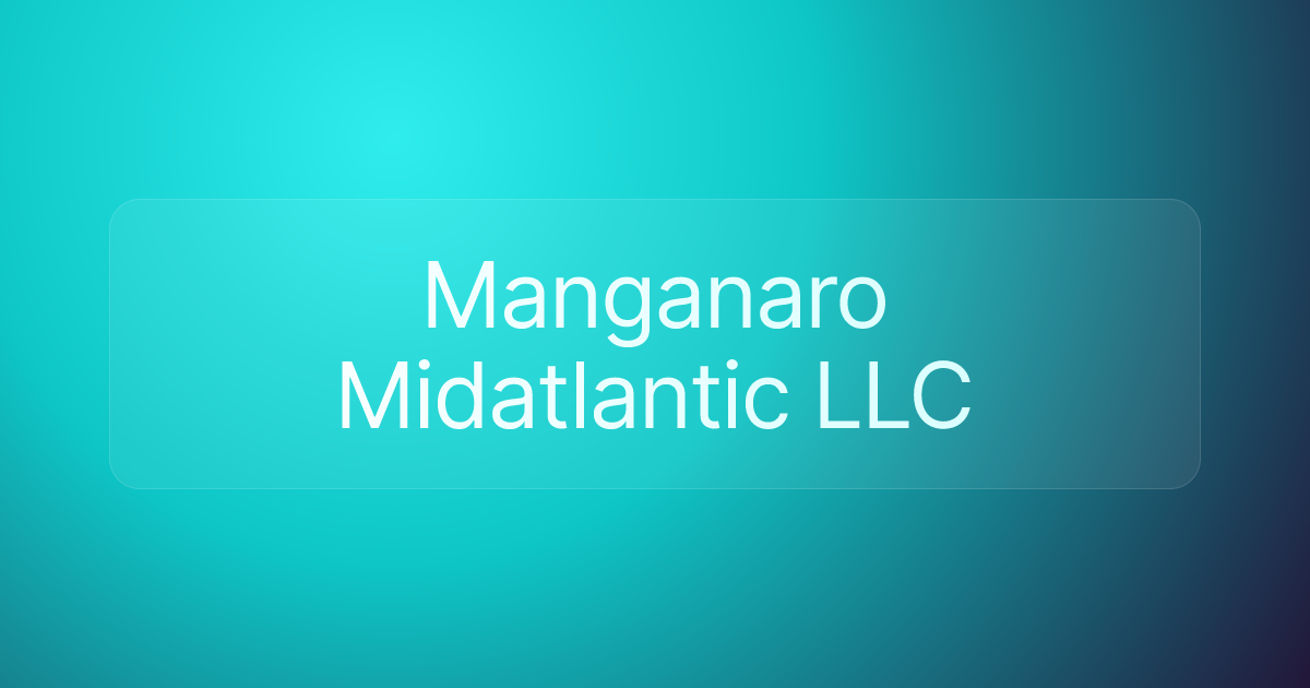 Manganaro Midatlantic LLC