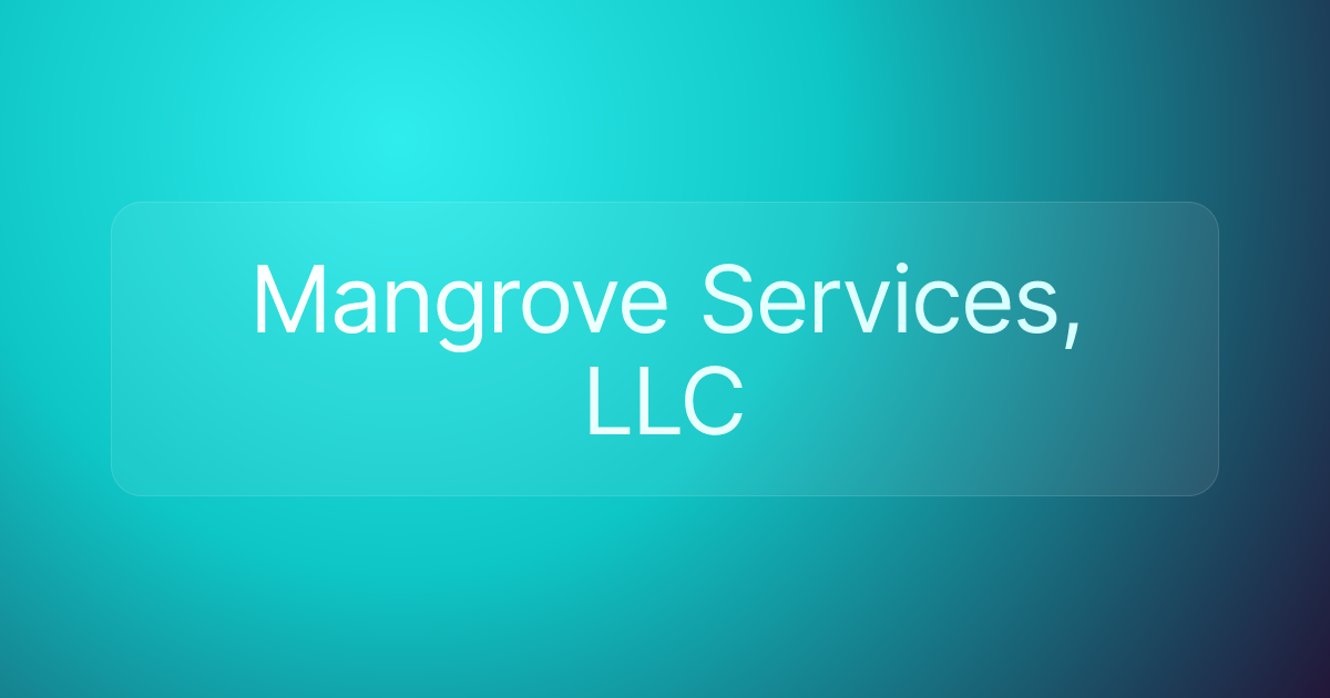 Mangrove Services, LLC