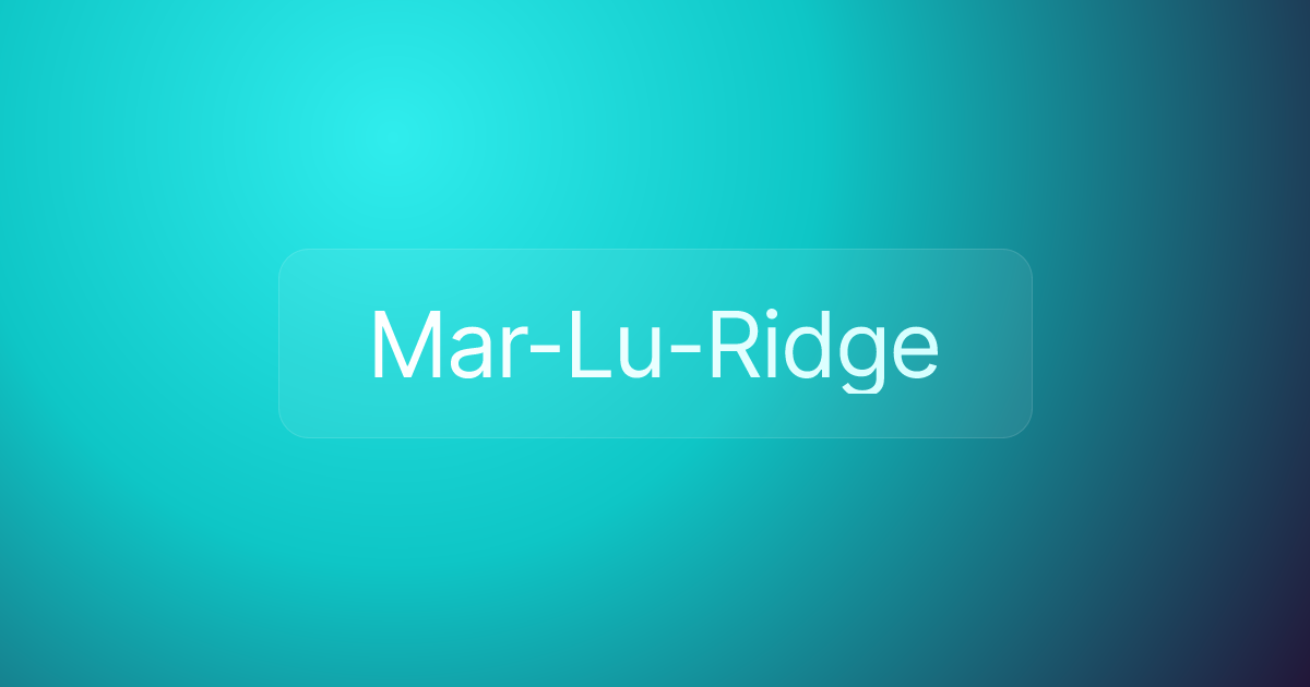 Mar-Lu-Ridge