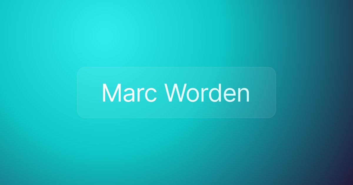 Marc Worden