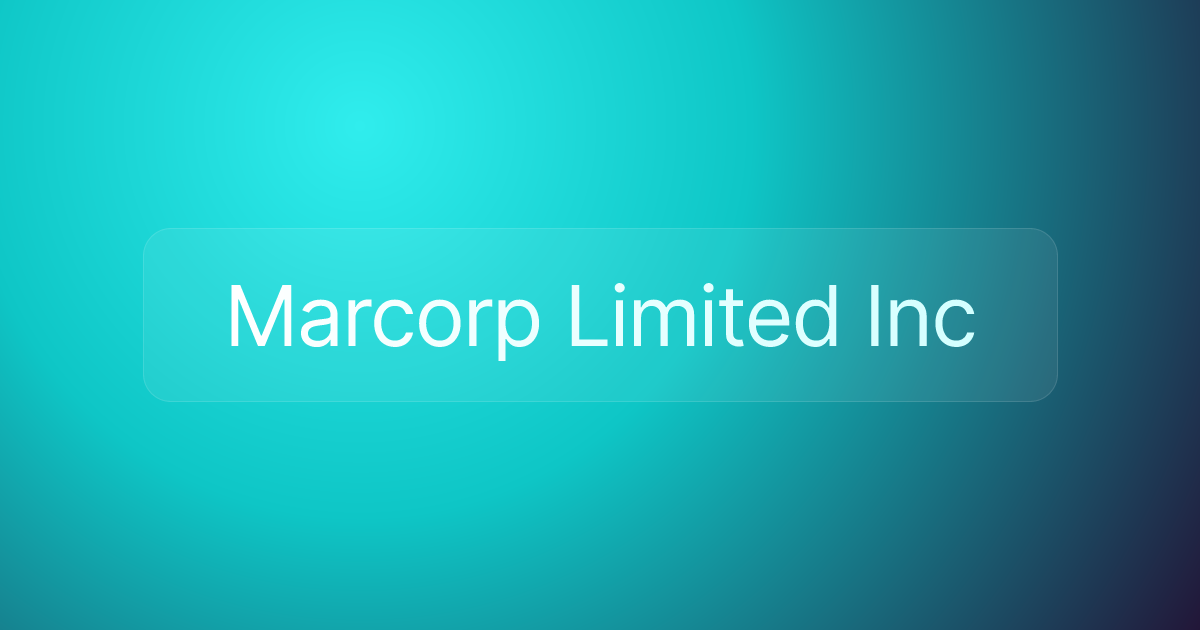 Marcorp Limited Inc