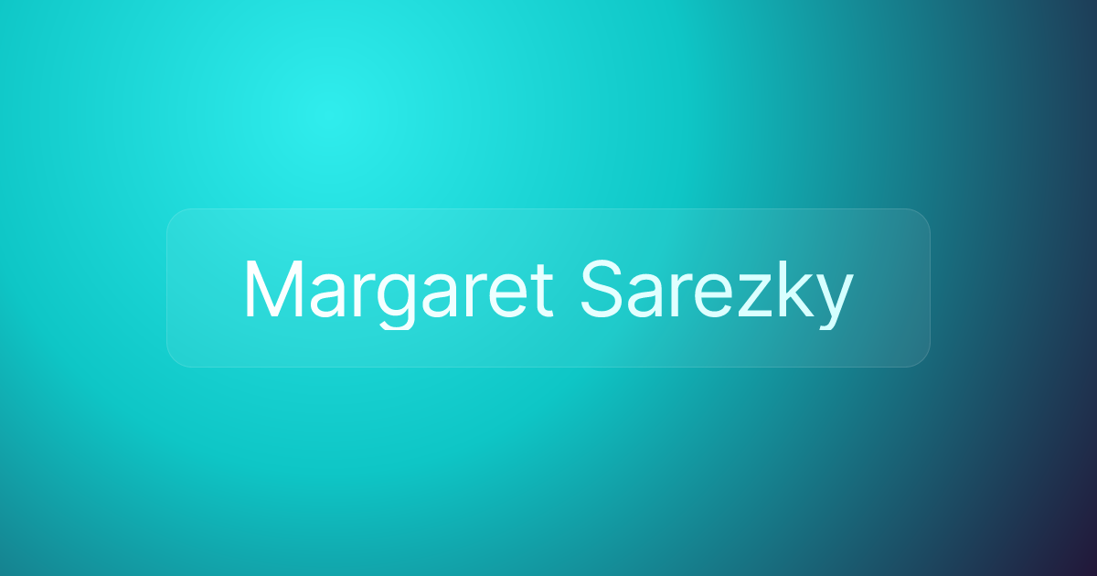Margaret Sarezky
