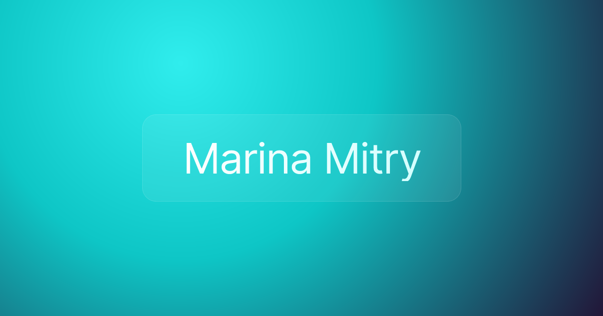 Marina Mitry