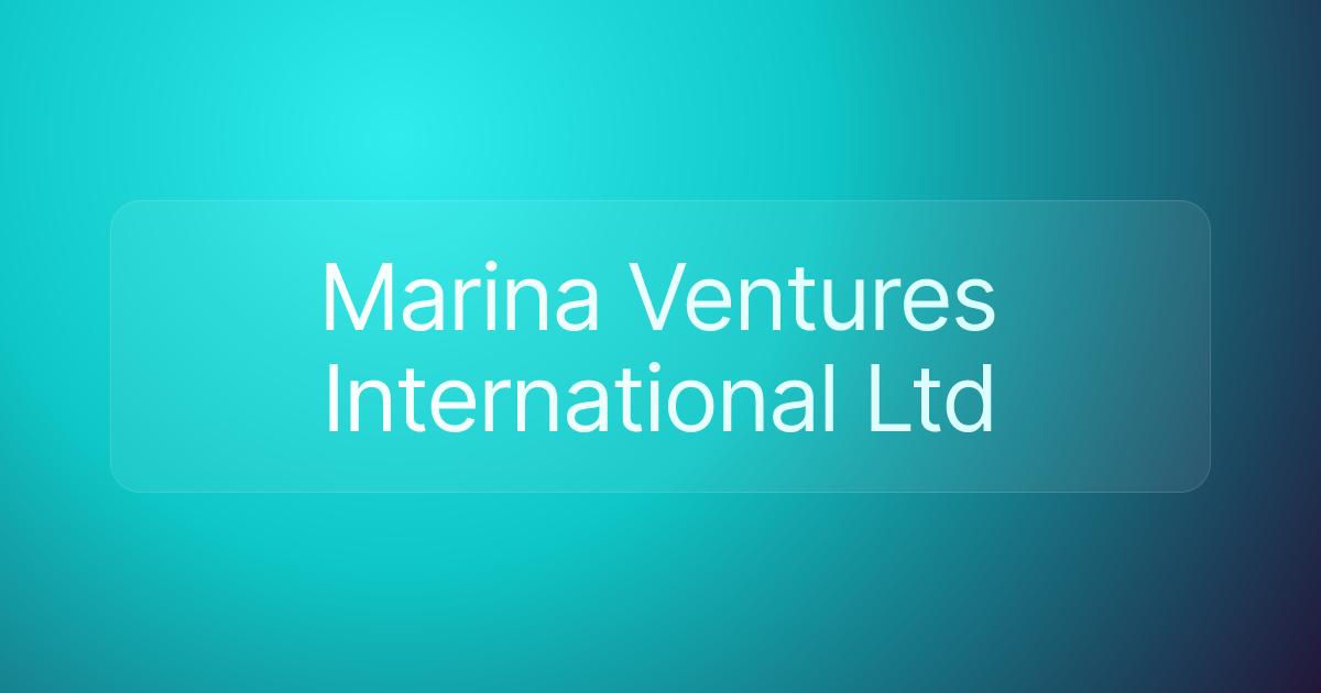 Marina Ventures International Ltd