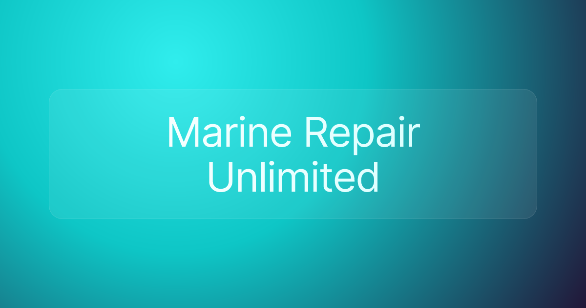 Marine Repair Unlimited