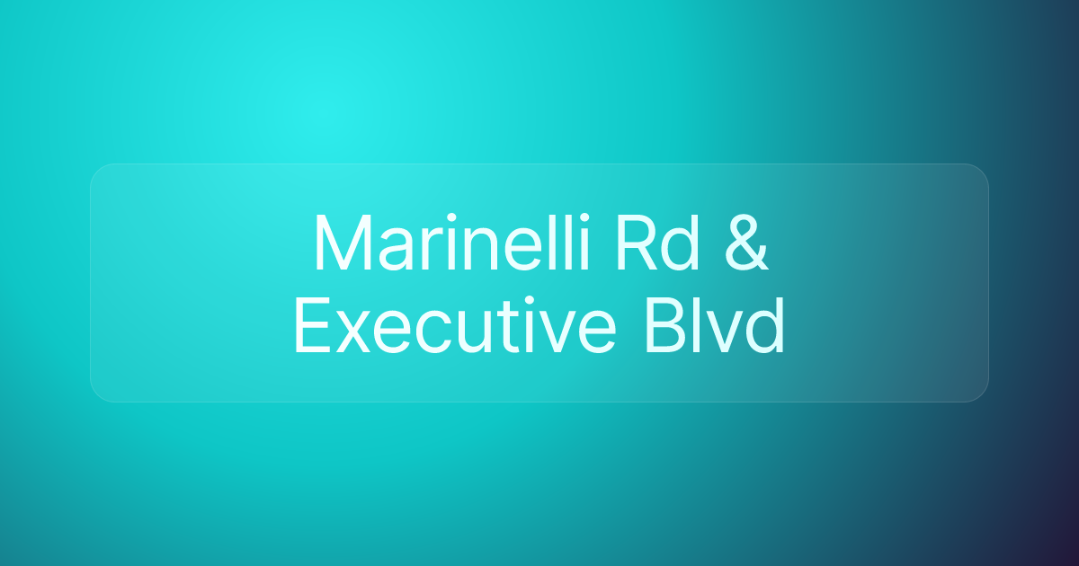 Marinelli Rd & Executive Blvd