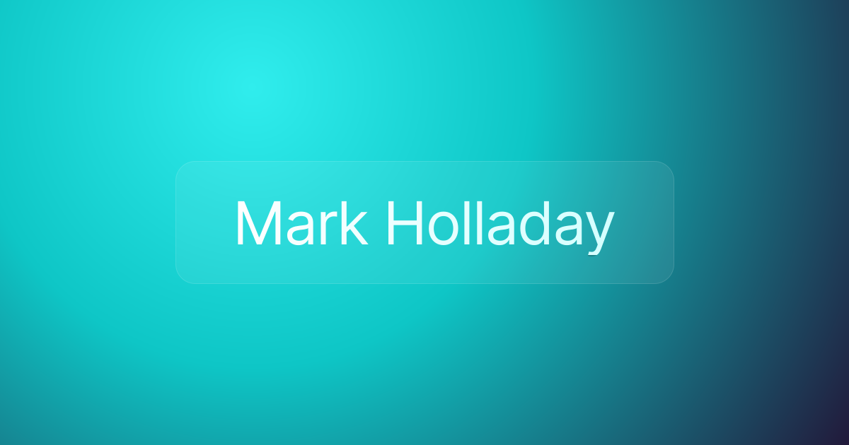 Mark Holladay