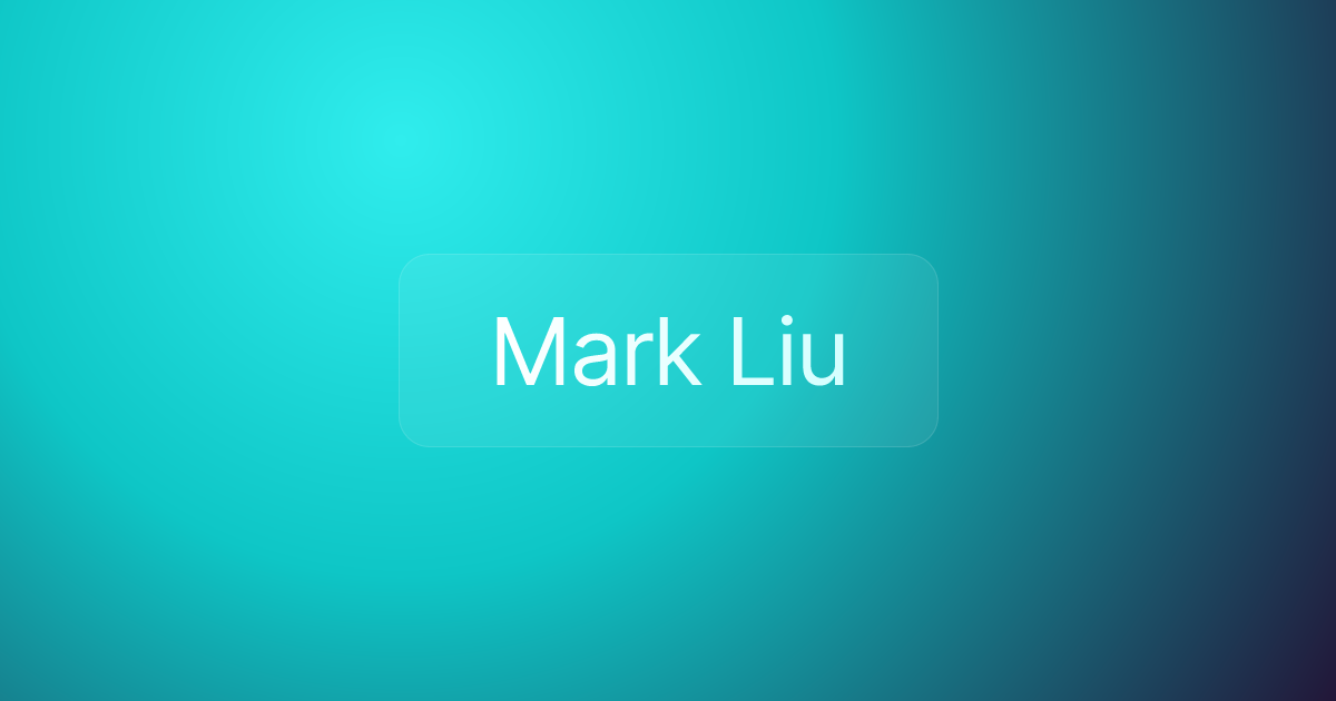 Mark Liu