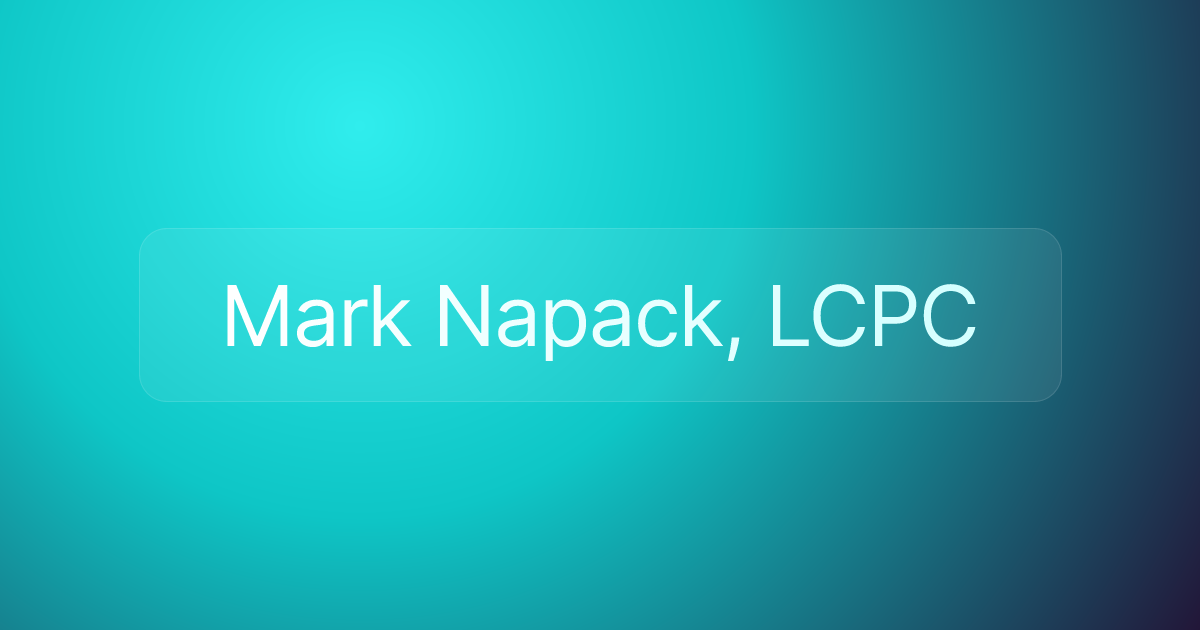 Mark Napack, LCPC