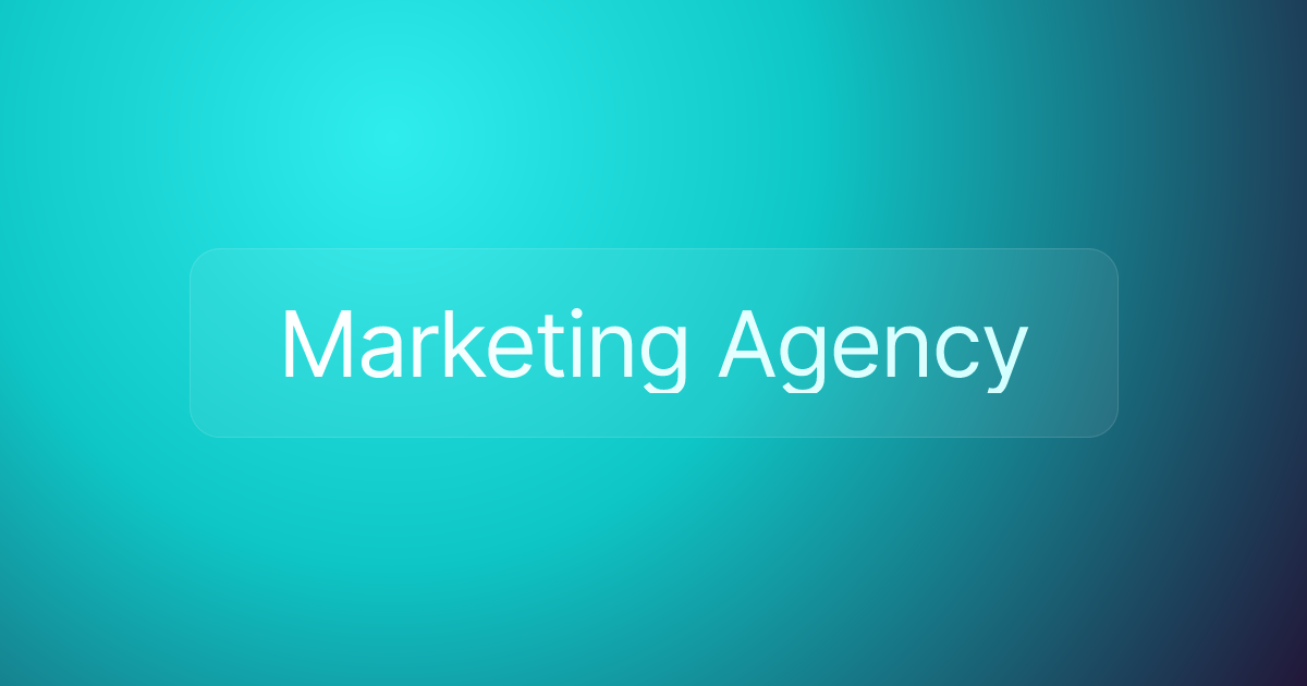 Marketing Agency