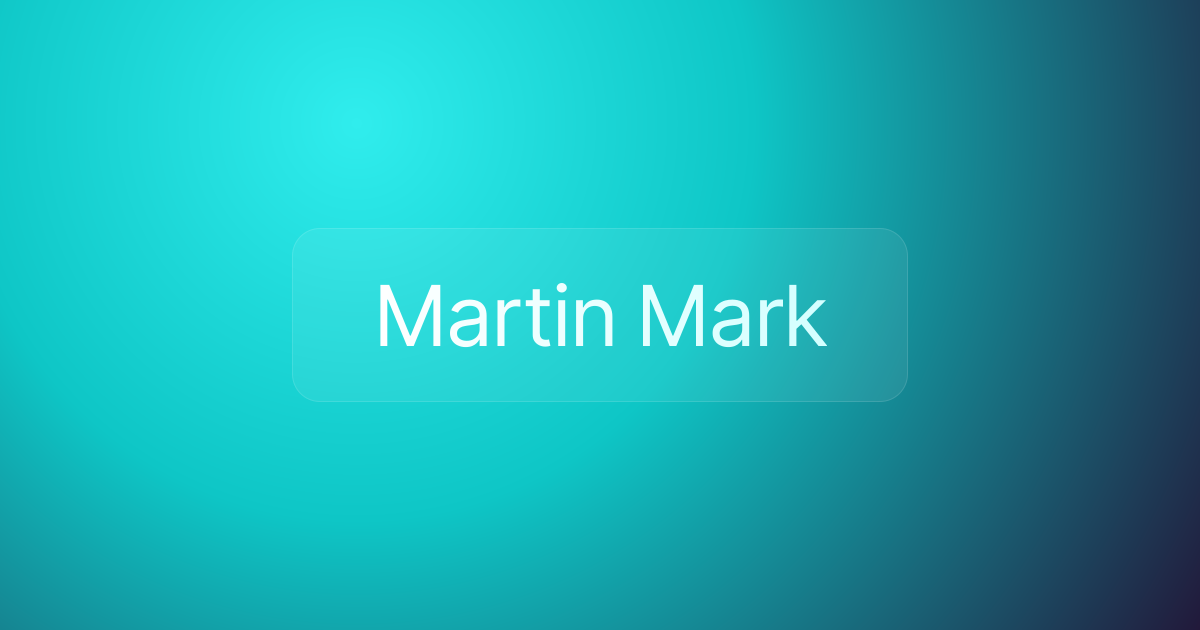 Martin Mark