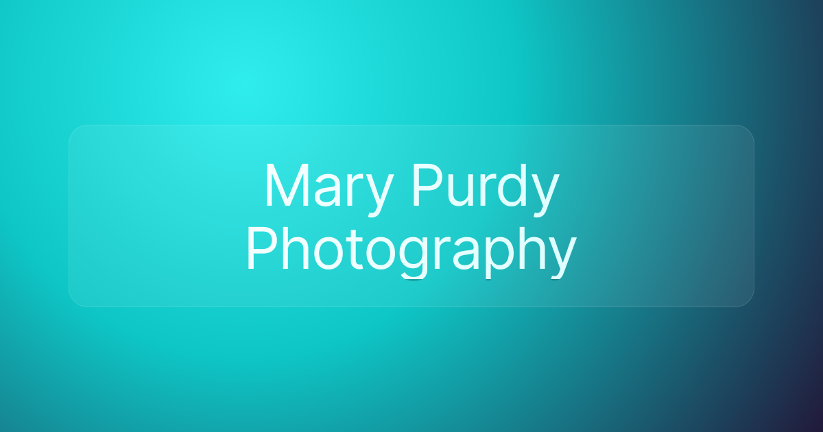 Mary Purdy Photography