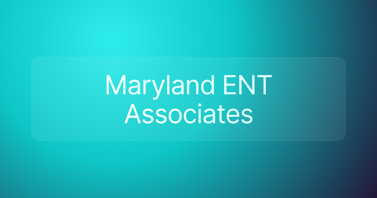 Maryland ENT Associates