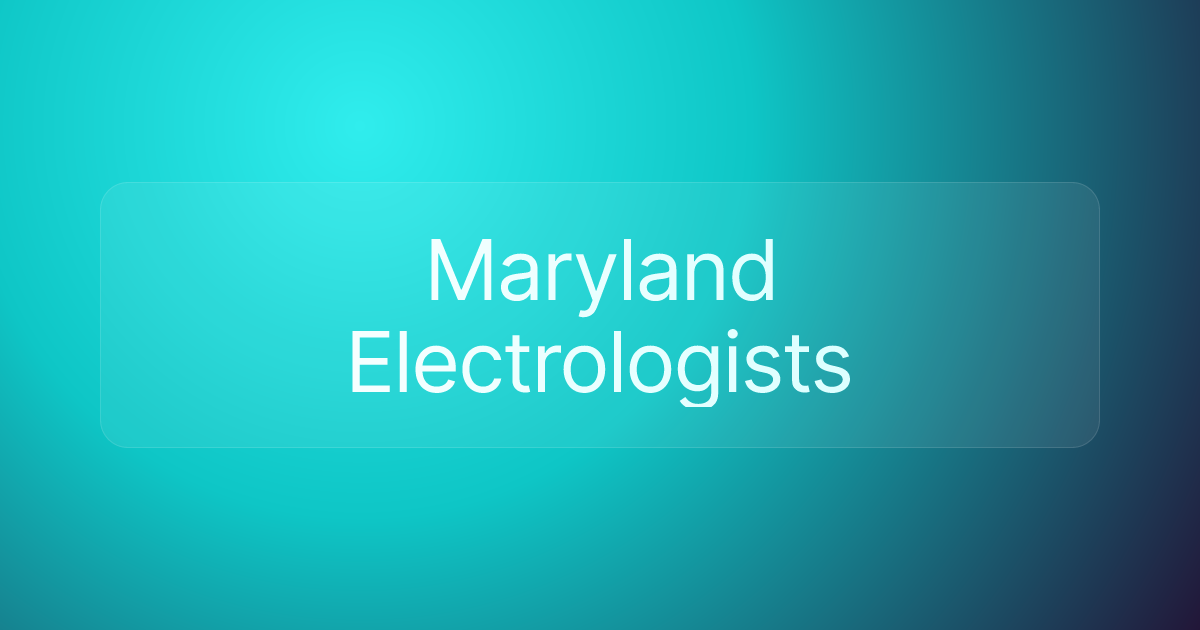 Maryland Electrologists