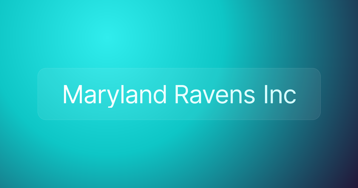 Maryland Ravens Inc