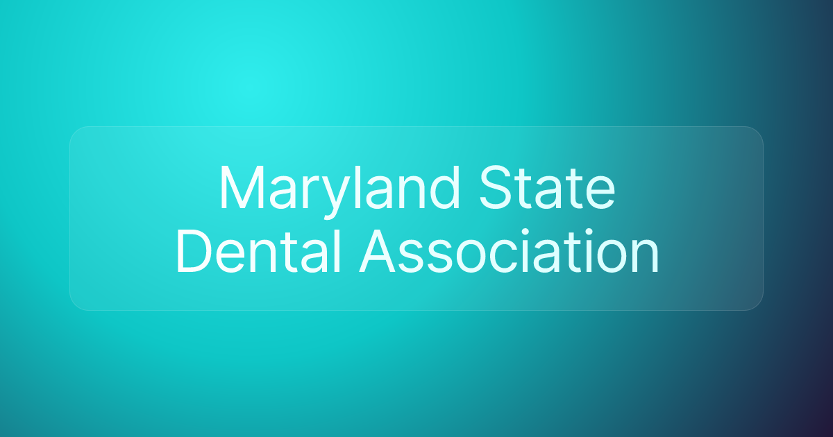 Maryland State Dental Association