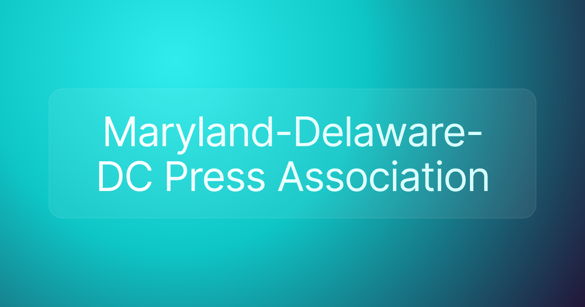 Maryland-Delaware-DC Press Association