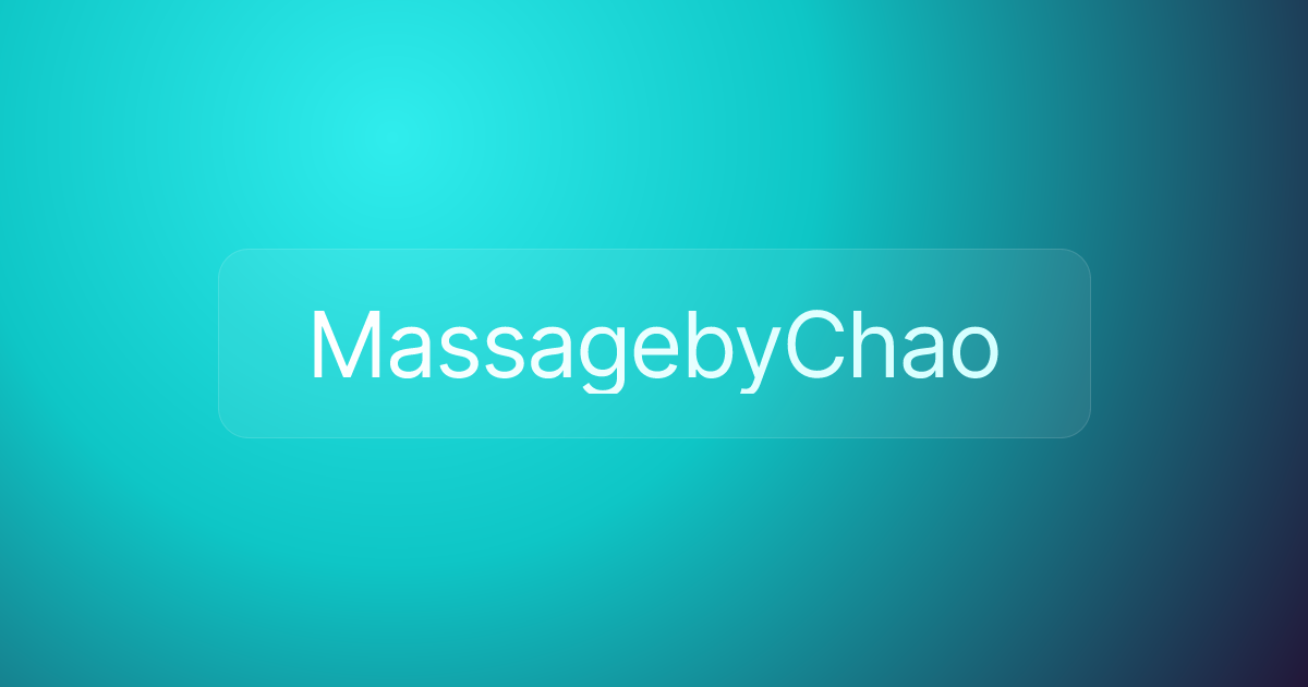 MassagebyChao