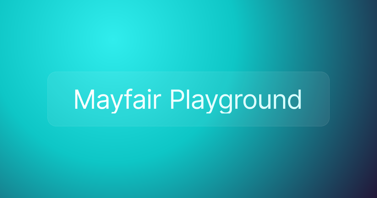 Mayfair Playground