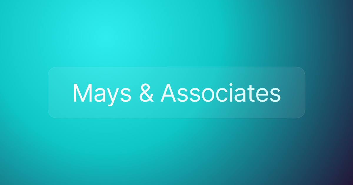 Mays & Associates