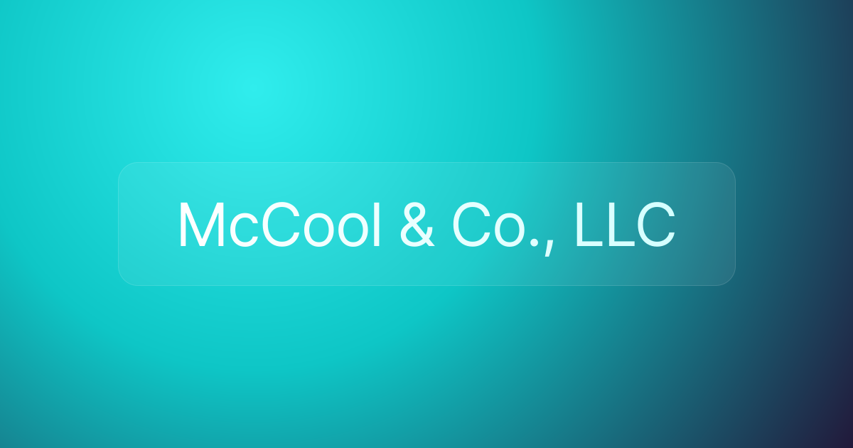 McCool & Co., LLC