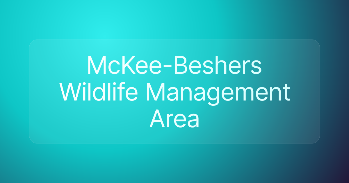 McKee-Beshers Wildlife Management Area