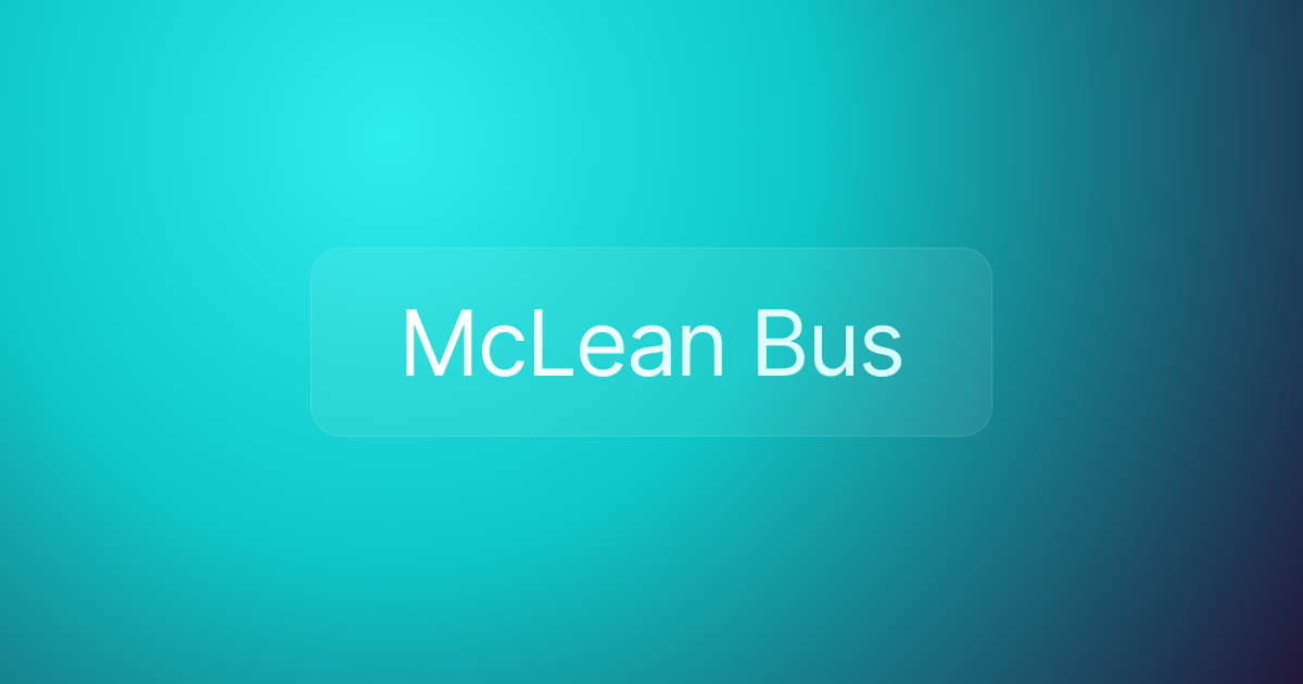 McLean Bus
