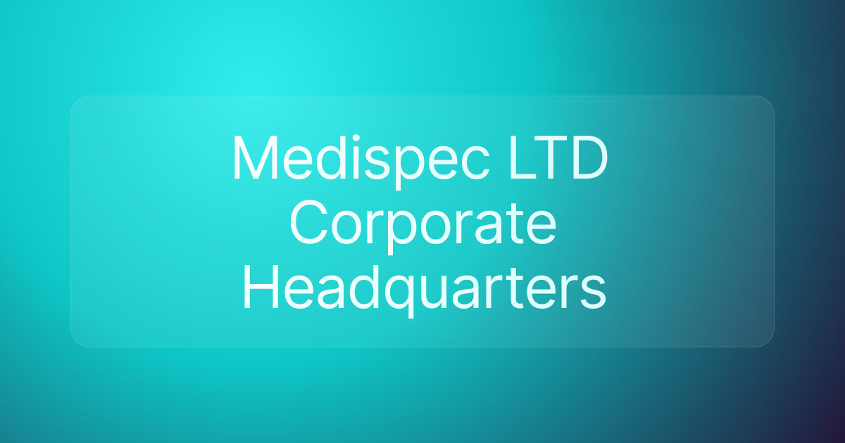 Medispec LTD Corporate Headquarters