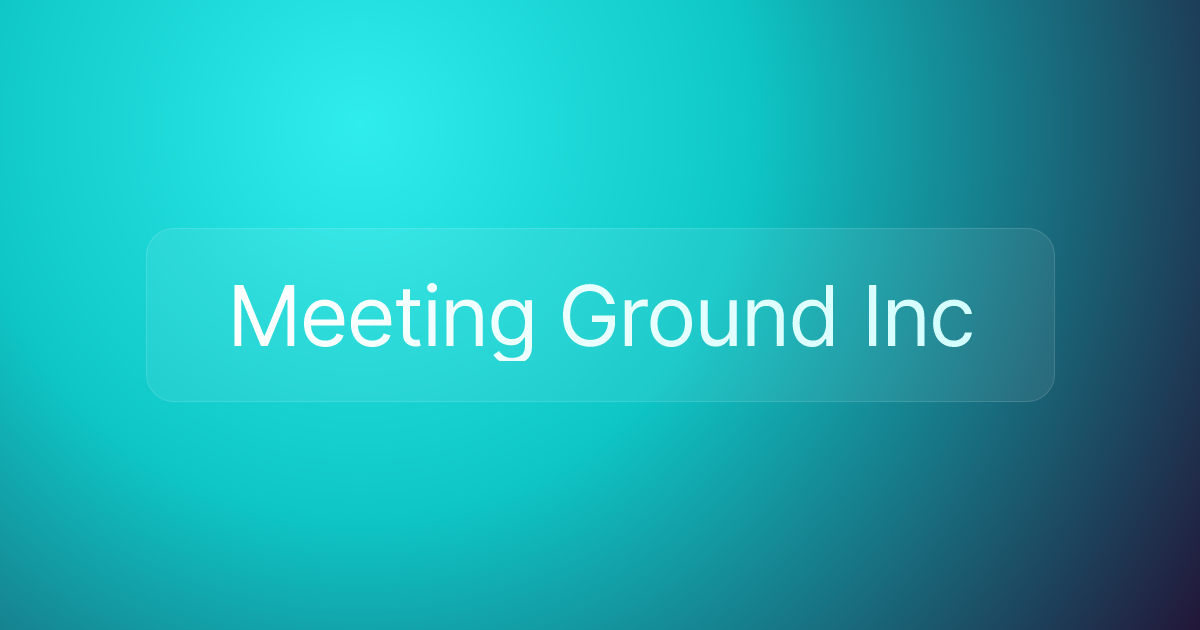 Meeting Ground Inc