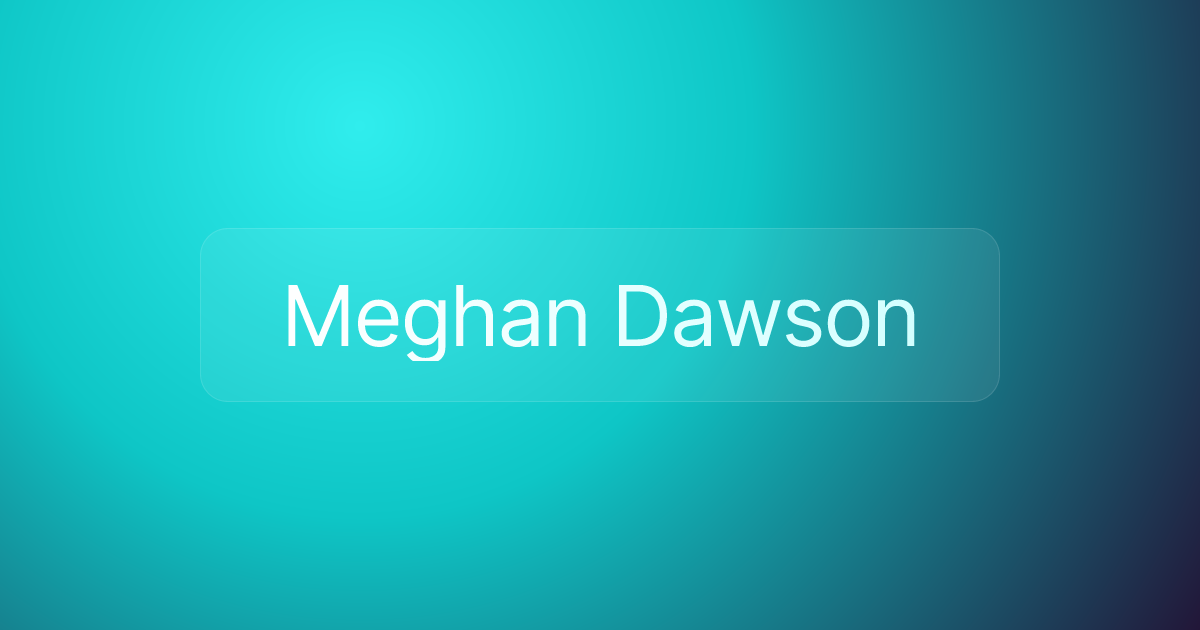 Meghan Dawson