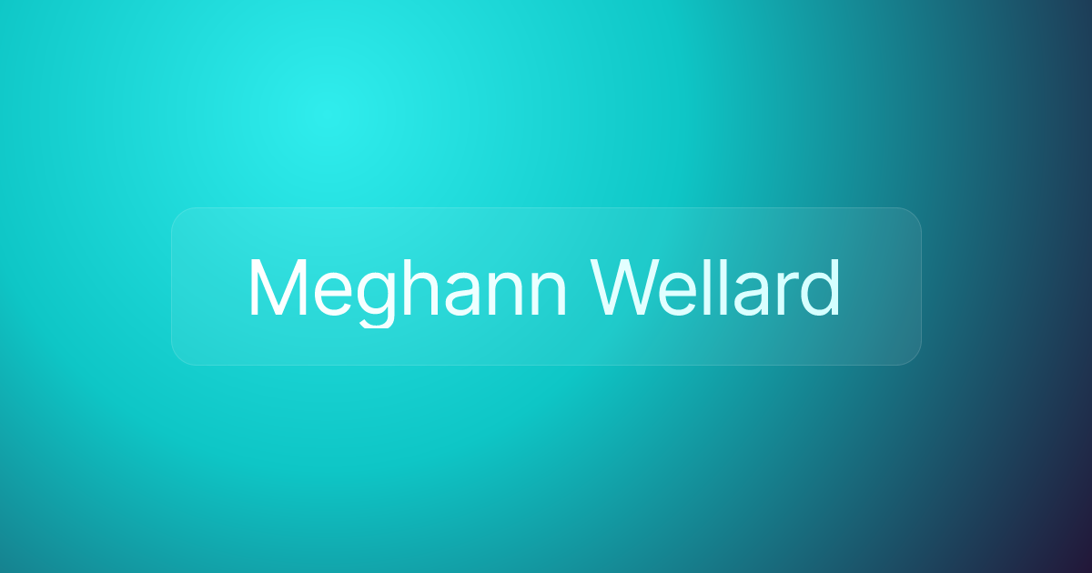 Meghann Wellard