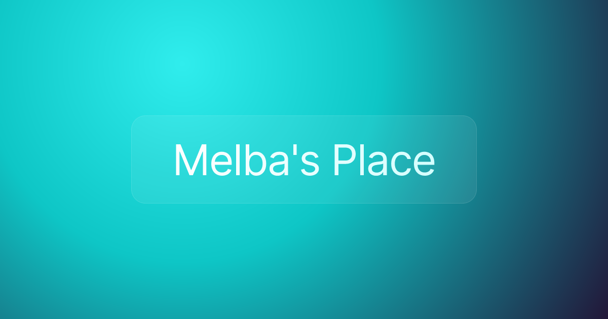 Melba's Place