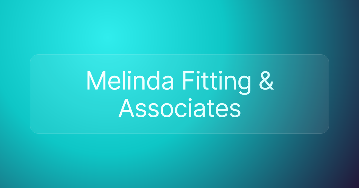 Melinda Fitting & Associates
