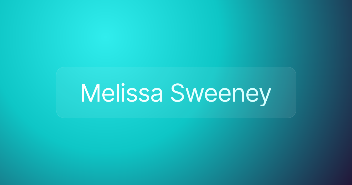 Melissa Sweeney