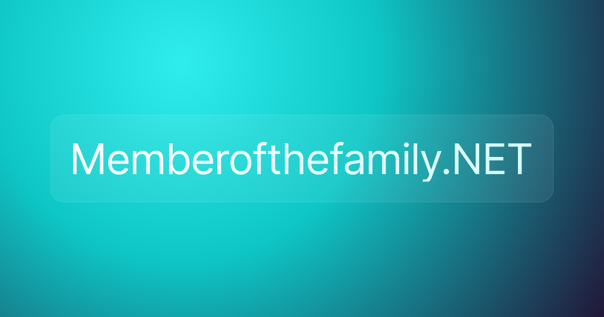Memberofthefamily.NET