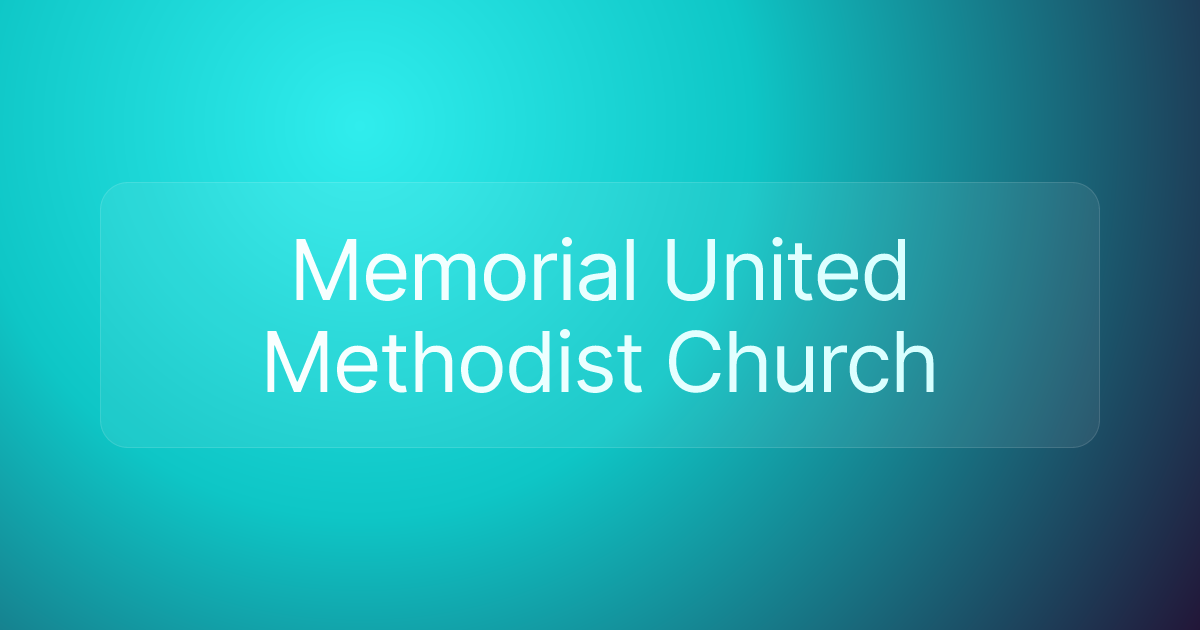 Memorial United Methodist Church